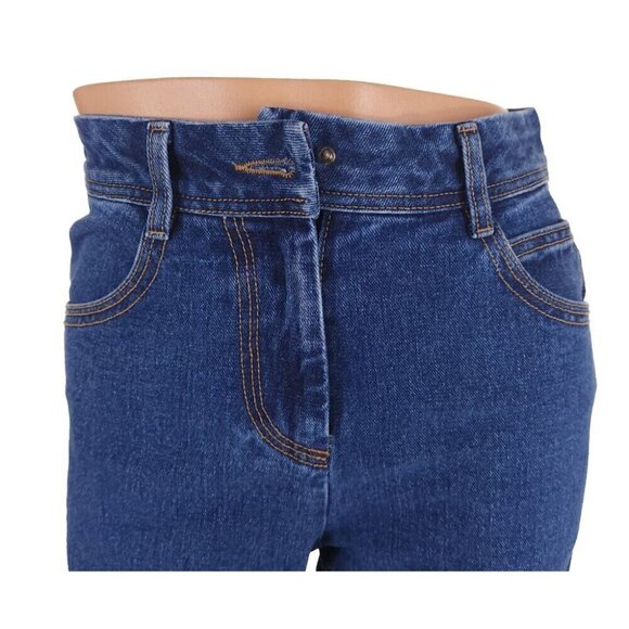 Low Classic Straight-Leg Jeans Size M Womens Indigo Blue $255 - Picture 4 of 16